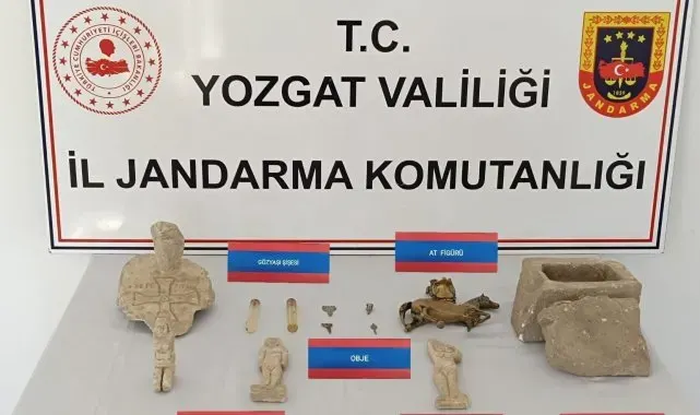 Yozgat'ta tarihi eser kaçakçılığı: 5 gözaltı
