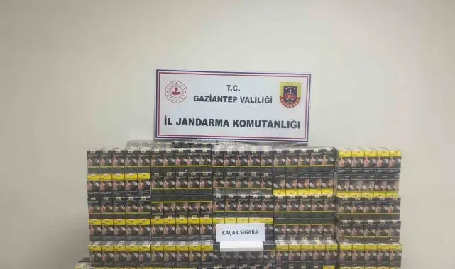 Gaziantep'te 1 milyon TL değerinde kaçak sigara ele geçirildi: 11 gözaltı