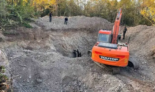 Sakarya'da define avcılarına suçüstü: 5 gözaltı