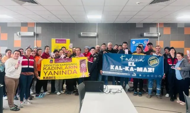 Balık fabrikası çalışanlarına jandarmadan bilgilendirme