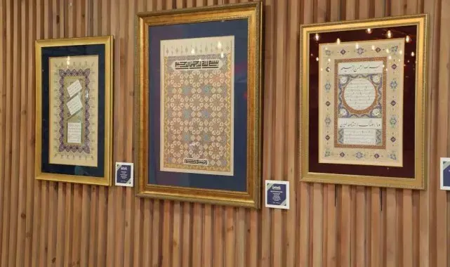 Güngören'de "Hikmet ve Direniş" tezhip sergisi açıldı