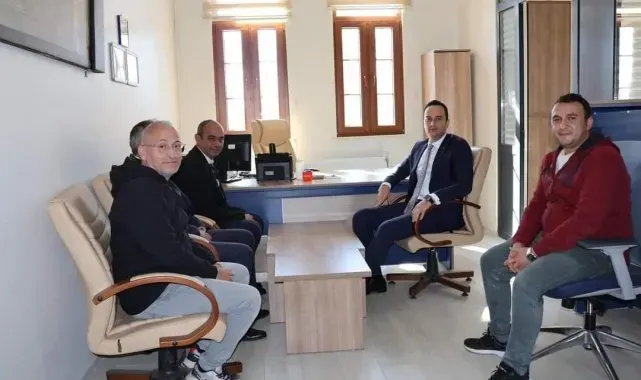 Aslanapa Kaymakamı Sezai Demirci'den veda ziyaretleri