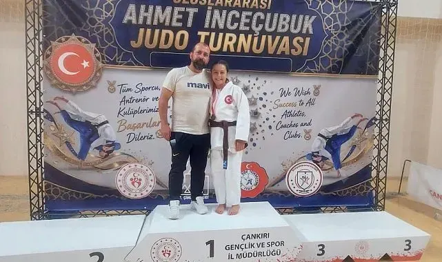 Kırklareli'ne Uluslararası Judo Turnuvası'nda bronz madalya