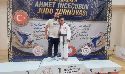 Kırklareli'ne Uluslararası Judo Turnuvası'nda bronz madalya