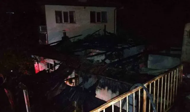 Isparta'da müstakil evde yangın: 1 yaralı