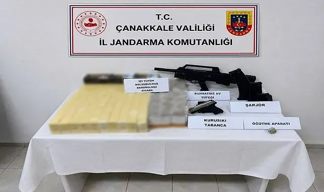 Çanakkale'de kaçakçılık operasyonu
