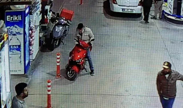 Dubai çikolatası çalan şüpheli güvenlik kamerasına yakalandı