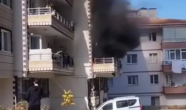 Ankara'da korkutan yangın
