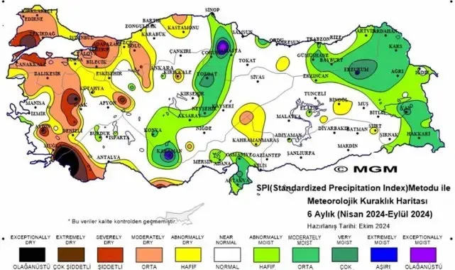 Türkiye'nin en kurak ili Muğla