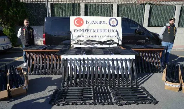 İstanbul'da kaçak silah operasyonu: 2 gözaltı