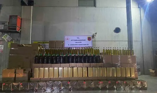 Jandarma 6 bin 319 litre sahte zeytinyağı ele geçirdi