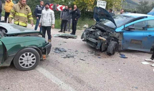 Erdek'te trafik kazası: 2 yaralı