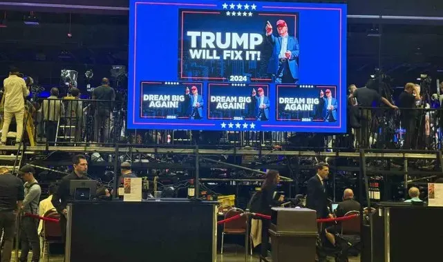Trump, Palm Beach'te seçimi takip ediyor