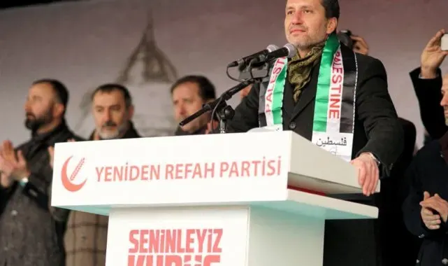 Yeniden Refah lideri Erbakan: "İsrail ile ticaretimiz yoksa İstanbul ve Mersin'de İsrail şirketlerine ait gemiler ne arıyor"