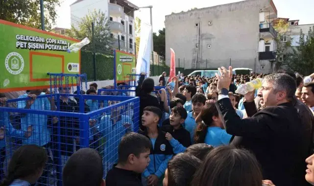 Yıldırım'da geleceğini çöpe atma,pet şişeni potaya at