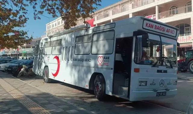 Şuhut'ta kan bağışına yoğun ilgi