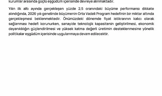 Cumhurbaşkanı Yardımcısı Yılmaz: "Yıllıklandırılmış milli gelirimiz 1,71 trilyon dolara yükselmiştir"