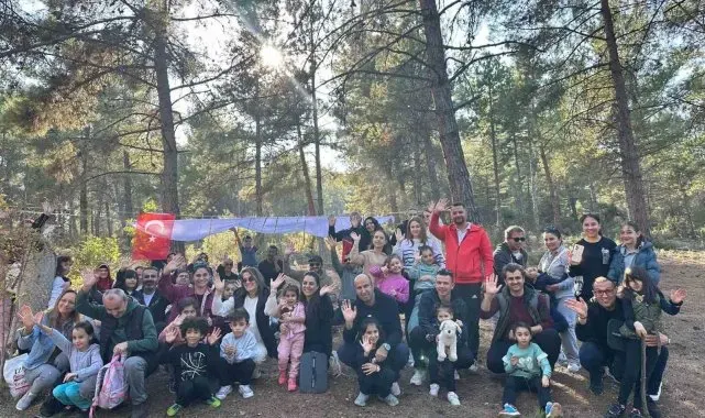 Çocuklar babalarıyla harika bir gün geçirdi