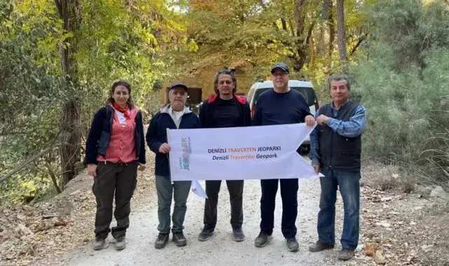 Denizli Traverten Jeoparkı Çalışma Grubu, Gökpınar Vadisini inceledi