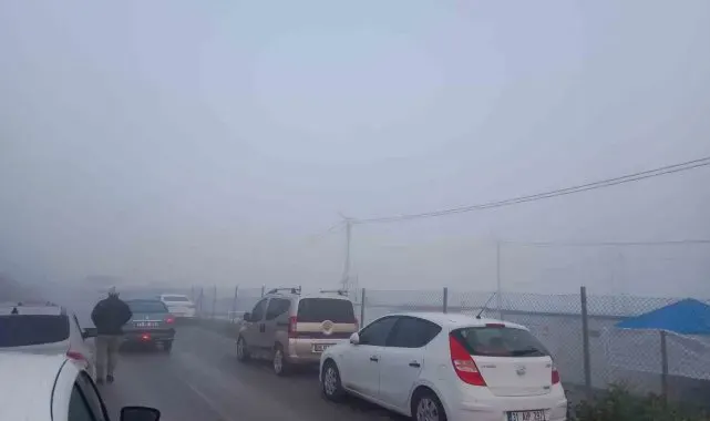 Antakya'da sis etkili oldu