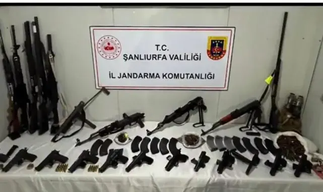 Siverek'te silah kaçakçılığı operasyonu: 10 gözaltı