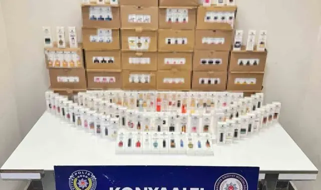 Antalya'da 2 milyon lira değerinde kaçak parfüm ele geçirildi
