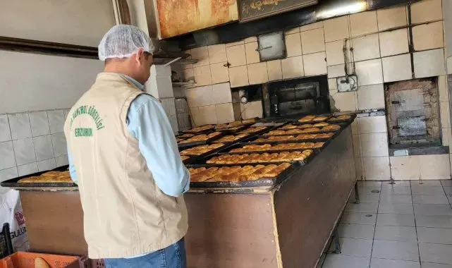 Erzurum'da gıda üretimi yapan işyerleri denetlendi