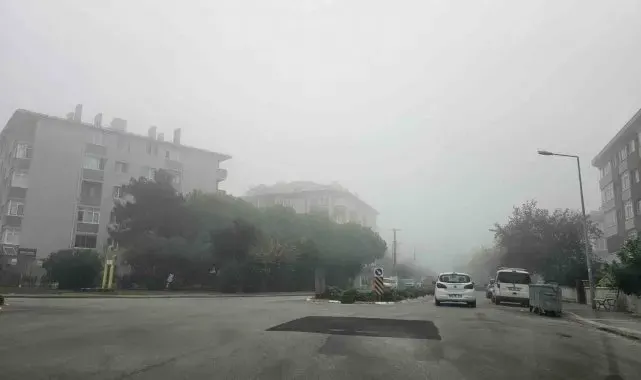 Bandırma'da deniz ve kara taşımacılığında sis engeli
