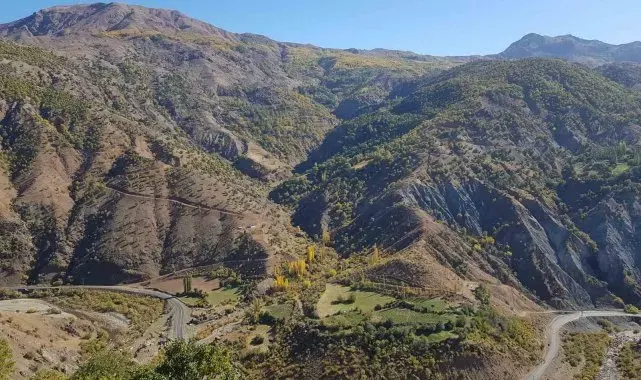 Kulp ilçesinde sonbahar güzelliği