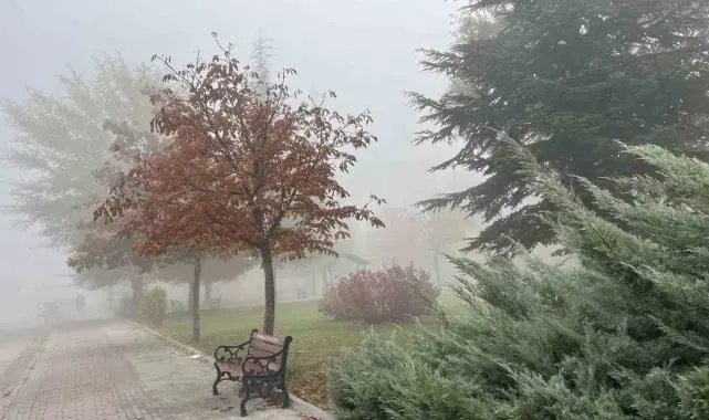 Eskişehir'de sabah saatlerinde sis etkili oldu