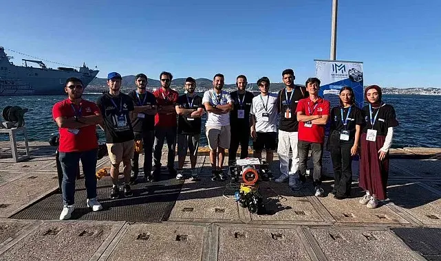 Hasan Kalyoncu Üniversitesi MERGENİYE Takımı TEKNOFEST Mavi Vatan'da üçüncü oldu