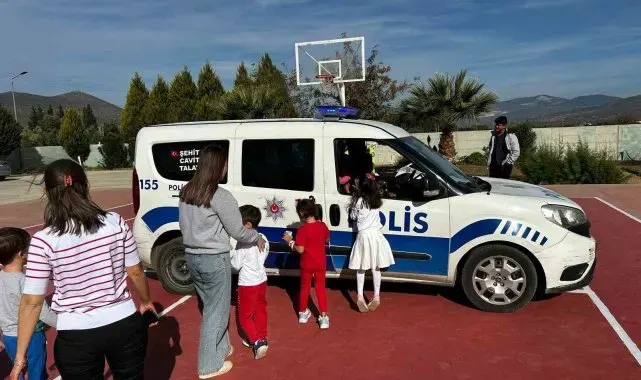 Milas'ta miniklere polislik mesleği tanıtıldı