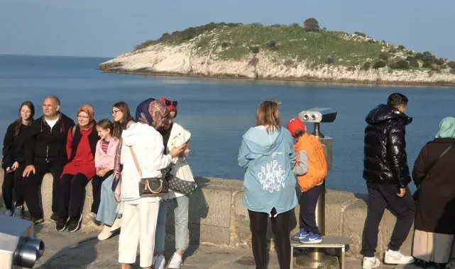 Amasra'da ziyaretçi yoğunluğu