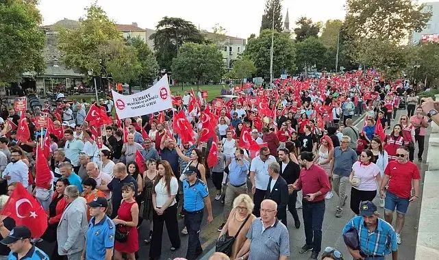 Tekirdağ'da 30 Ağustos coşkusu kortejle zirve yaptı