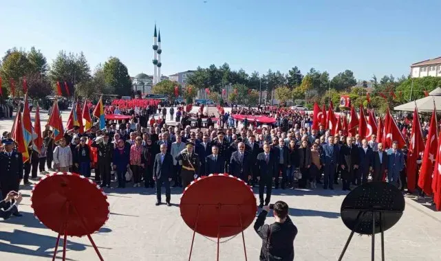 Bafra'da Cumhuriyet Yürüyüşü