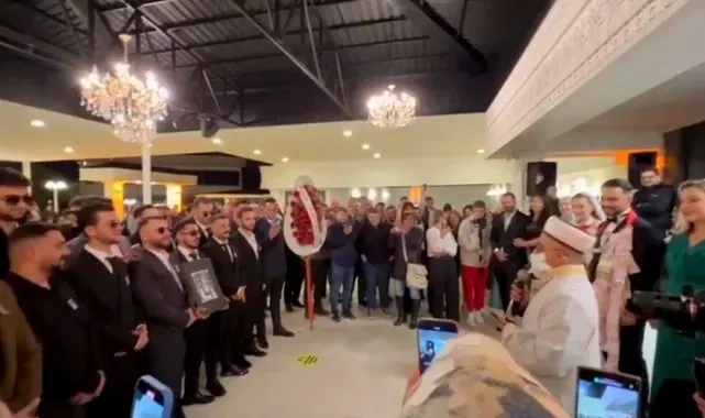 Trabzon'da böyle renkli düğün görülmedi