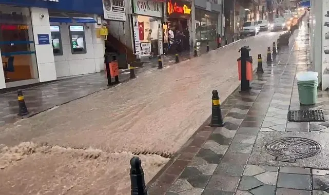 Artvin'de sağanak heyelan ve sele neden oldu