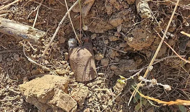 Bursa'da kurtuluş savaşından kalma el bombaları bulundu