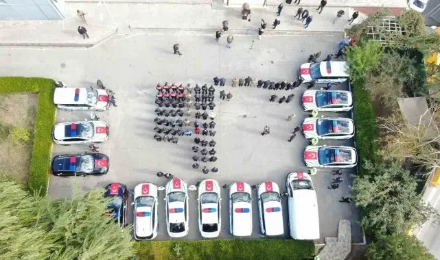 Erzincan Emniyet Müdürlüğüne 13 yeni araç