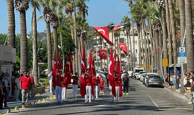 30 Ağustos Zafer coşkusu Marmaris'te törenler ile başladı