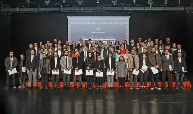Atatürk Üniversitesi'nde bilimsel teşvik töreni ağustos ve eylül ayı ile devam ediyor