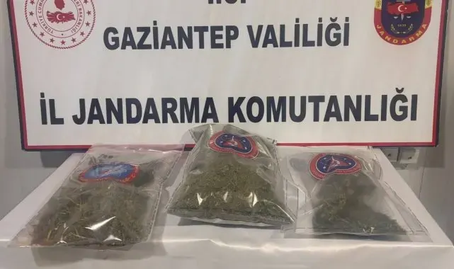 Gaziantep'te 1 kilo esrar ele geçirildi