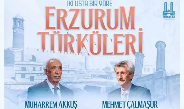 İki usta bir yörede, Erzurum Türküleri'nde buluşuyor