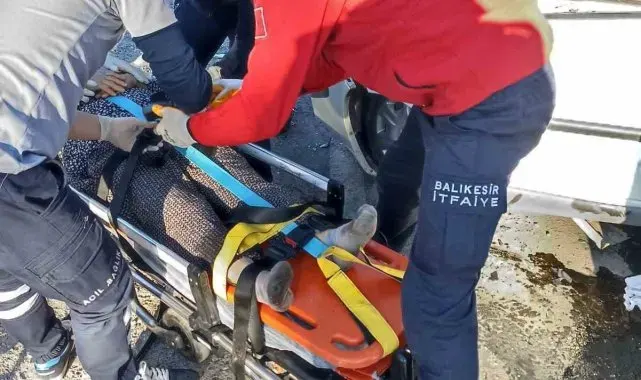 Savaştepe'de trafik kazası: 1 ölü 4 yaralı