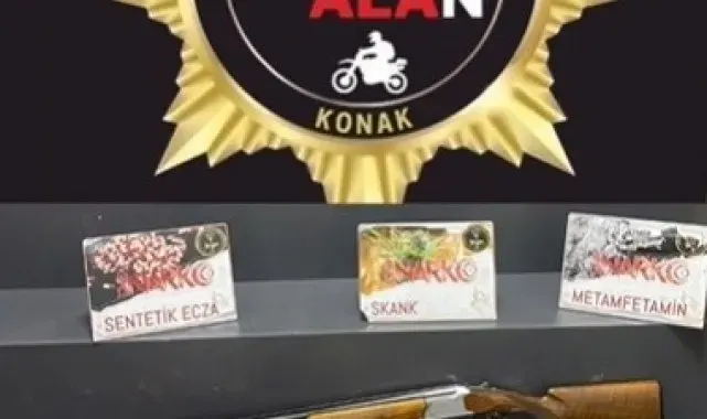 Konak'ta ev ve iş yerlerine uyuşturucu baskını: 11 tutuklama