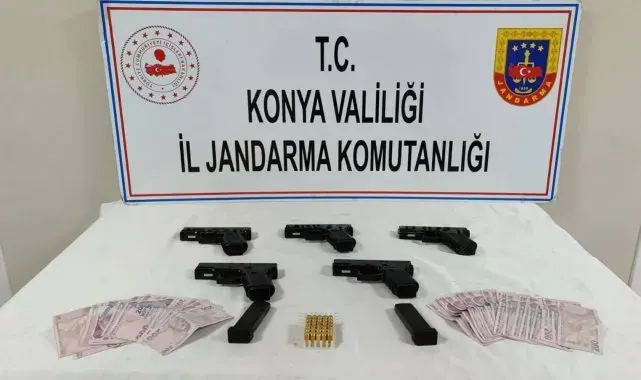 Konya'da silah kaçakçılarına operasyon