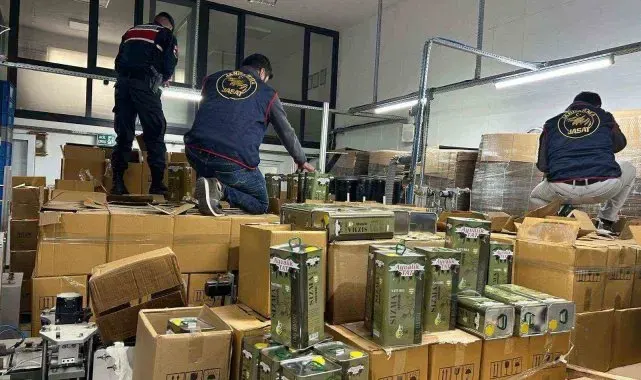 Yalova'da 33 bin litre sahte zeytinyağı ele geçirildi