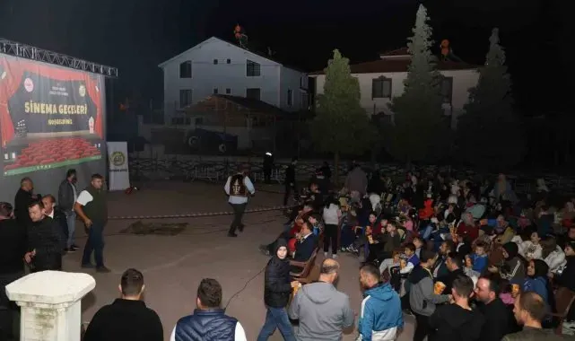 Avlayan köyünde açık hava sinema gecesi