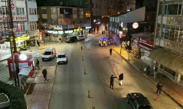 Keşan'da polisin yaptığı uygulamada 4 şüpheli gözaltına alındı