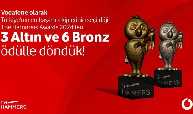 Vodafone'a The Hammers Awards'ta 9 ödül birden